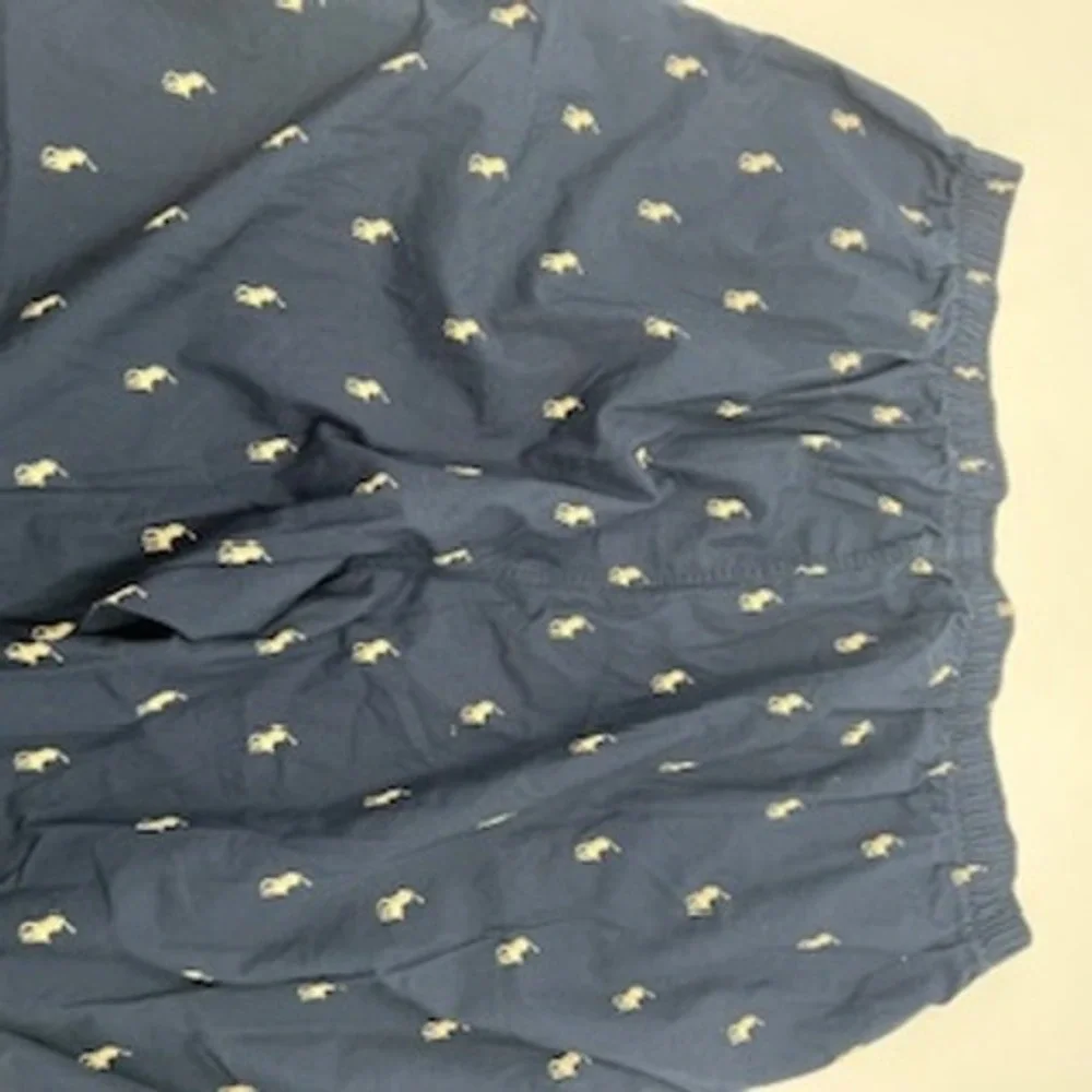 Polo Ralph Lauren Mens Pajama Pants XL Navy Blue Tan Pony‎ Logo Cotton Lounge